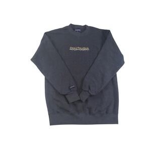 Chautauqua Institution Sweatshirt Charcoal Gray Size Medium